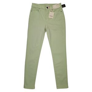 a.n.a Women's High-Rise Ankle Skinny Jeans Green Size 2